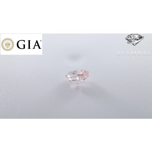ピンクダイヤモンドルース/ F.L.O.PINK/ 0.33 ct. GIA 1