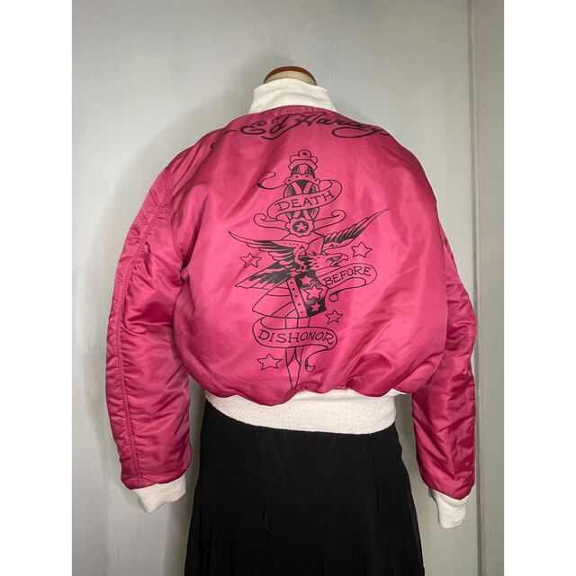 Ed Hardy エドハーディ リバーシブル刺繍ブルゾン(中古)