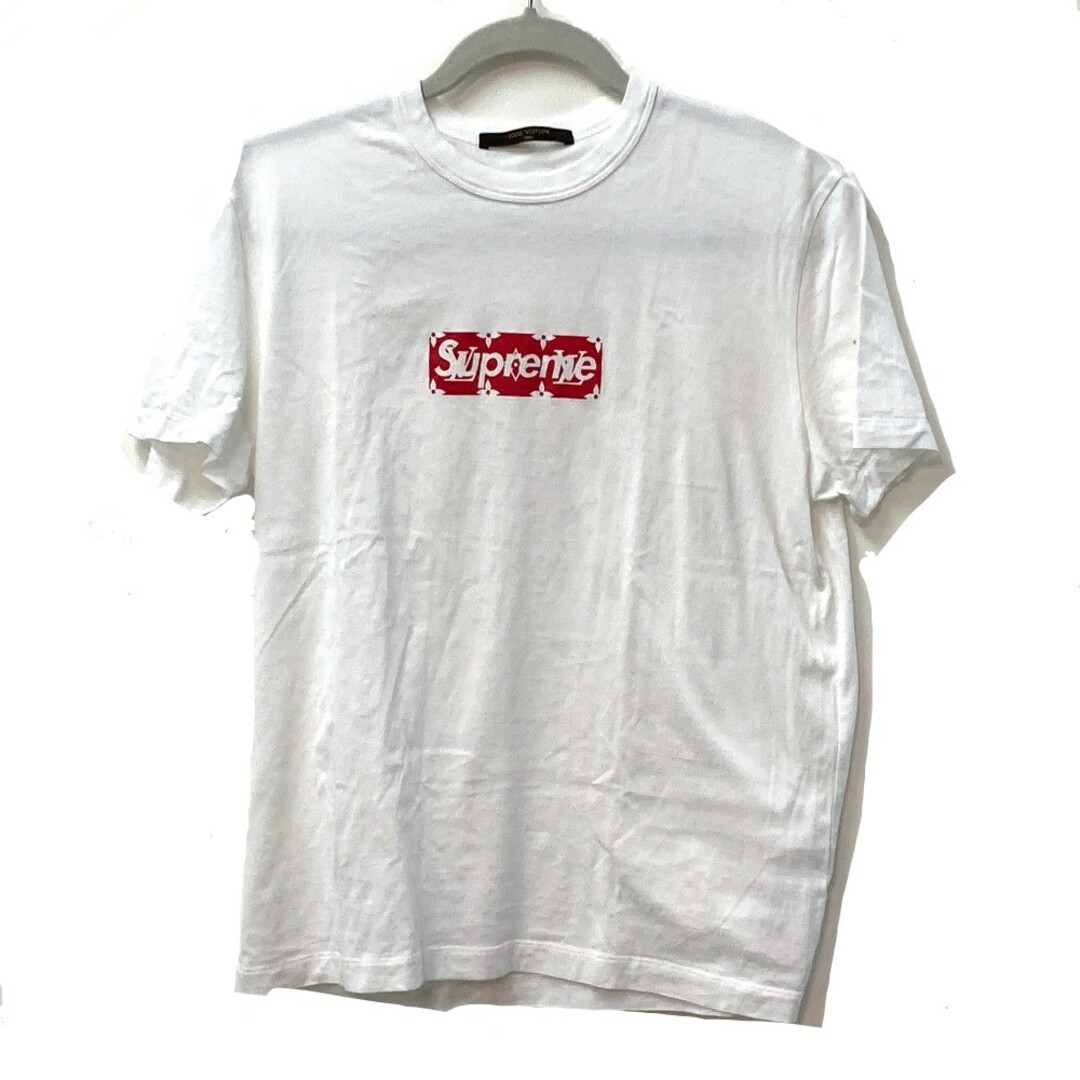 ルイヴィトン LOUIS VUITTON LOUIS VUITTON SUPREME シュプリーム ボックスロゴ アパレル トップス 半袖Ｔシャツ コットン ホワイト