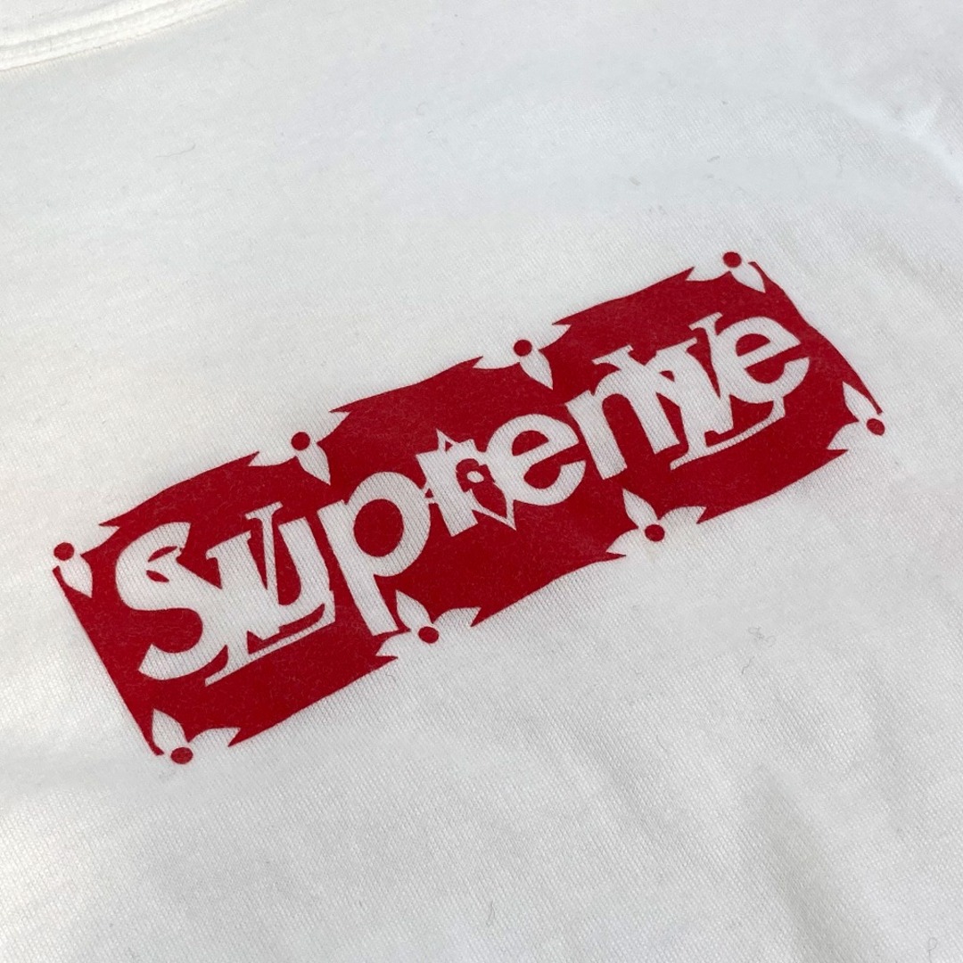 <br>LV×Supreme ルイ・ヴィトン×シュプリーム/モノグラムボックスロゴ半袖Tシャツ/HDY92WJCB/XL/ルイ・ヴィトン/Aランク/69