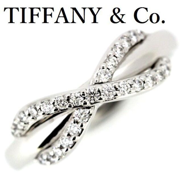 Tiffany & Co. - ティファニー インフィニティ ダイヤモンド リング K18WG 9号