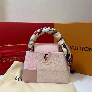 ルイヴィトン(LOUIS VUITTON)の【未使用品】ルイヴィトン カプシーヌMINI ピンク系 M59268(ハンドバッグ)