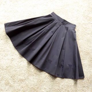 FOXEY - ■FOXEY NY■ 38 濃紺 着やせプリーツフレア スカート