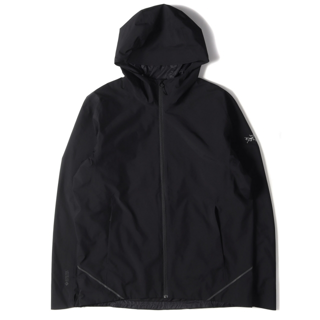 ARC TERYX アークテリクス ジャケット GORE-TEX INFINIUM ソラノ フーディジャケット Solano Hoody 2021年製 ブラック 黒 M アウター ブルゾン 防風 耐水 透湿 【メンズ】【美品】