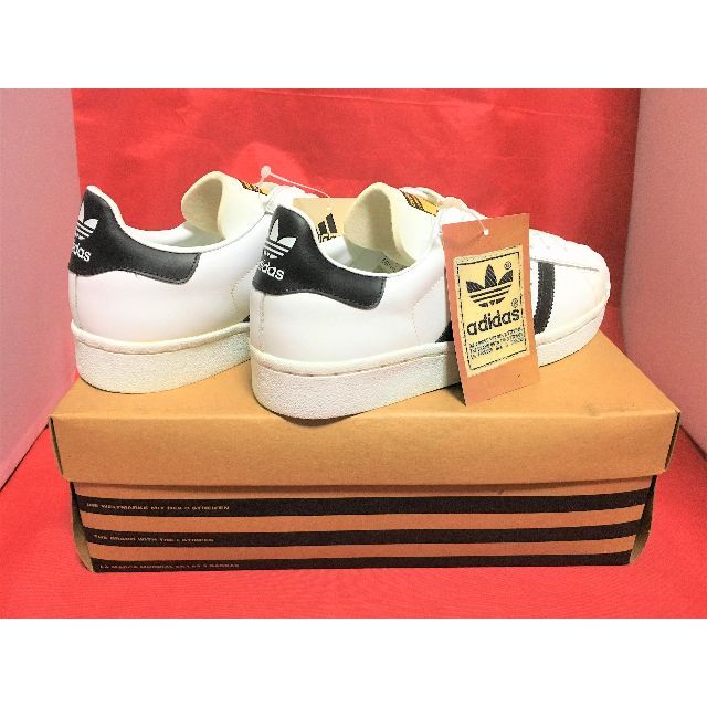 90年代 激レア 新品 adidas スーパースター 金ベロ 24cm