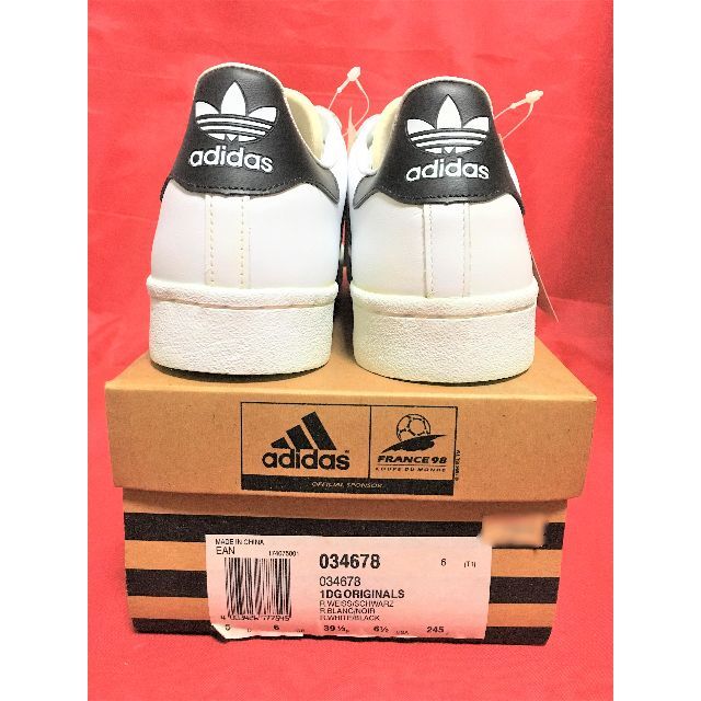 希少ADIDAS superstar adv black 金ベロ＜２５.５cm＞