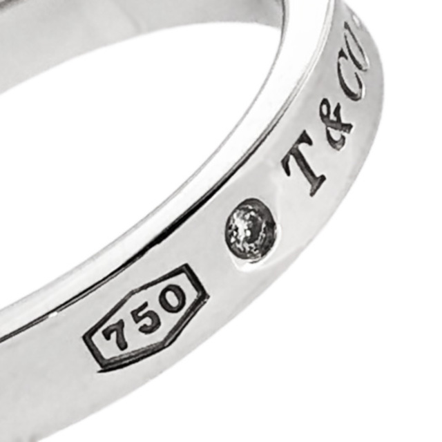 Tiffany & Co.(ティファニー)のティファニー 1837 ナローリング K18WG 約18.5号 指輪 ダイヤ  レディースのアクセサリー(リング(指輪))の商品写真