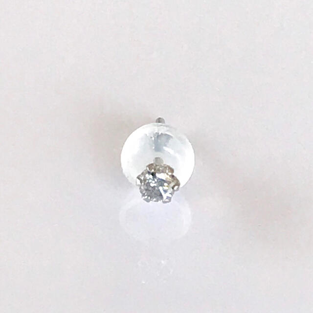 ダイヤモンドピアス 片耳 0.05ct pt900 プラチナピアス送料無料