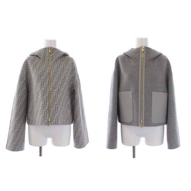 FENDI GIACCA FF DOUBLE WOOL ショートジャケット 38