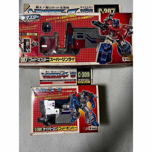 トランスフォーマー ゴッドマスター スーパージンライ+ゴッドボンバー