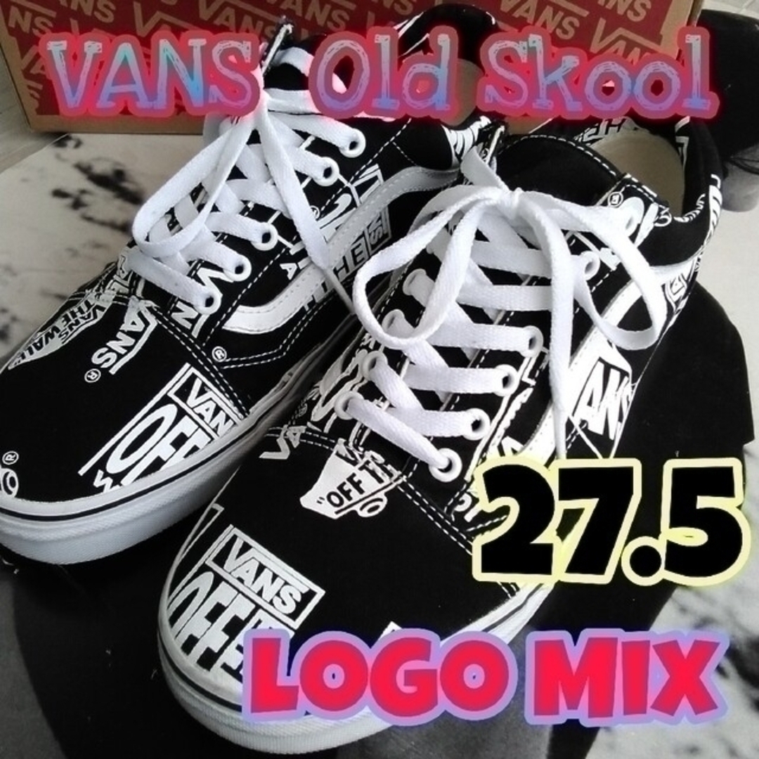 VANS Old Skool 'Logo Mix'  Black×White