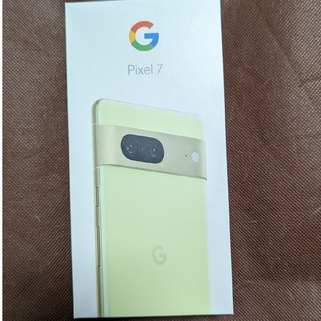 Pixel7 レモングラス Google純正ケース付