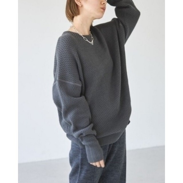 TODAYFUL】ロウシルクワッフルプルオーバー トゥデイフル ニット