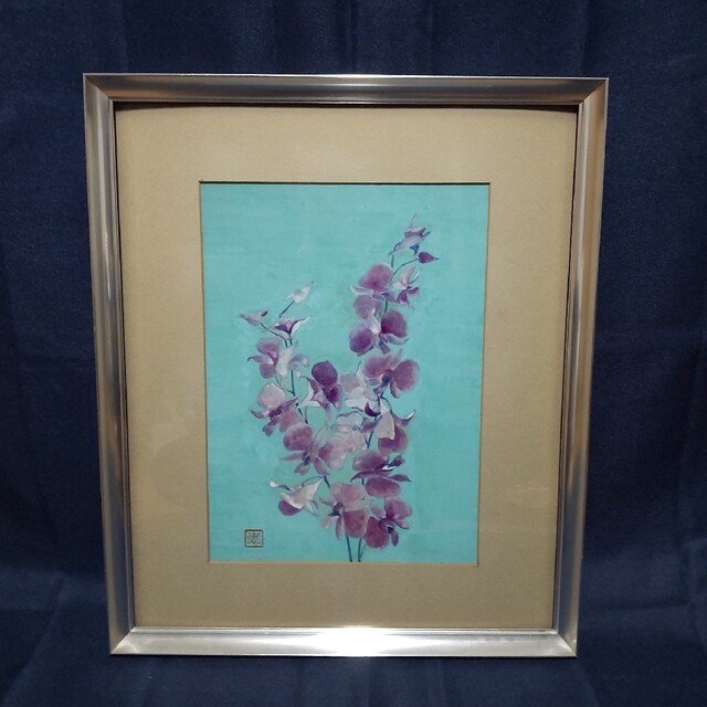 284 絵画 日本画 静物画 作者不明 花 牡丹 額装 額縁付き | unimac.az