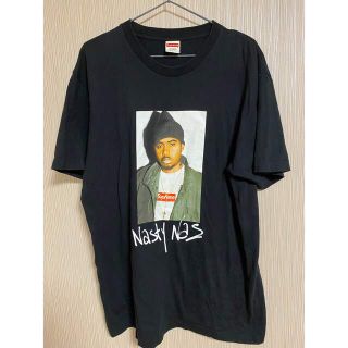 シュプリーム(Supreme)のシュプリーム 17AW Nas Tee ナズフォトプリントTシャツ メンズ L (Tシャツ/カットソー(半袖/袖なし))