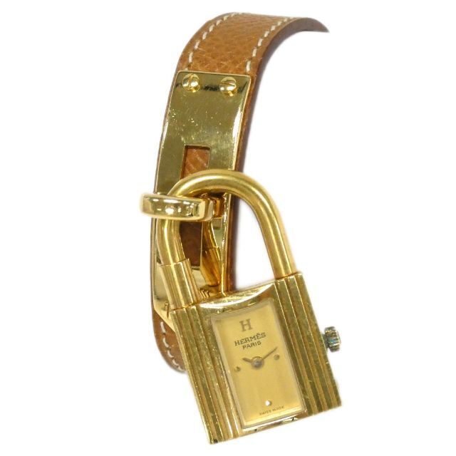 Hermes - エルメス 腕時計 ケリー ウォッチ クオーツ 時計 ゴールド JJS00666