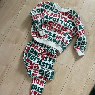 ザラキッズ(ZARA KIDS)のZARA クリスマスカラー　トレーナー　セットアップ(その他)