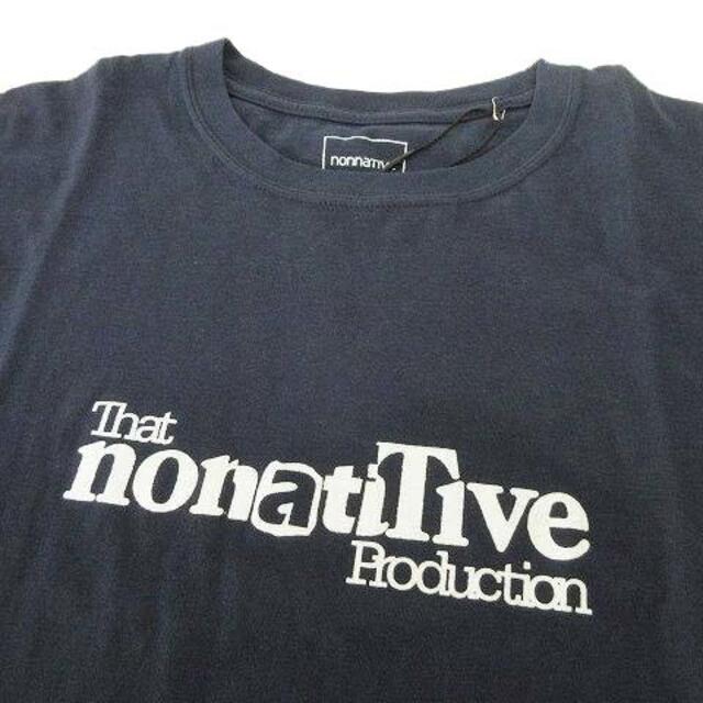 nonnative(ノンネイティブ)のノンネイティブ 22SS 40th DWELLER Tシャツ 長袖 1 ネイビー メンズのトップス(Tシャツ/カットソー(七分/長袖))の商品写真