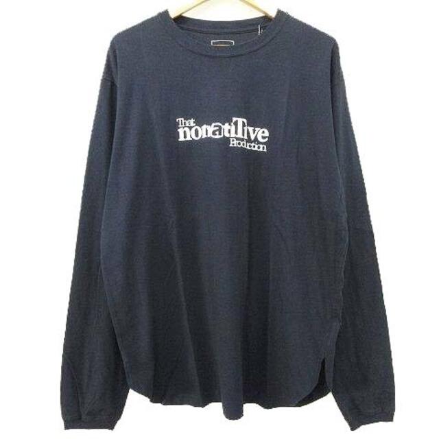 nonnative(ノンネイティブ)のノンネイティブ 22SS 40th DWELLER Tシャツ 長袖 1 ネイビー メンズのトップス(Tシャツ/カットソー(七分/長袖))の商品写真