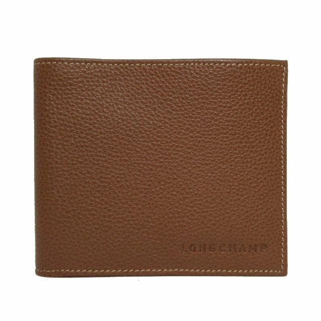【新品】ロンシャン 二つ折り財布(小銭入れなし) 3508 レザー