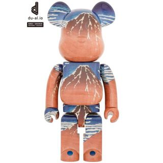 BE@RBRICK 葛飾北斎「冨嶽三十六景 凱風快晴」1000％(その他)