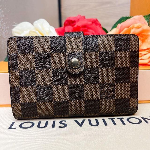 LOUIS VUITTON - ⭐極美品⭐ヴィトン ダミエ ヴィエノワ 二つ折り ...