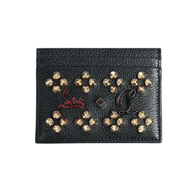 Christian Louboutin(クリスチャンルブタン)のCHRISTIAN LOUBOUTIN クリスチャンルブタン KIOS カードケース イタリア正規品 3175225 M039 新品 レディースのファッション小物(名刺入れ/定期入れ)の商品写真