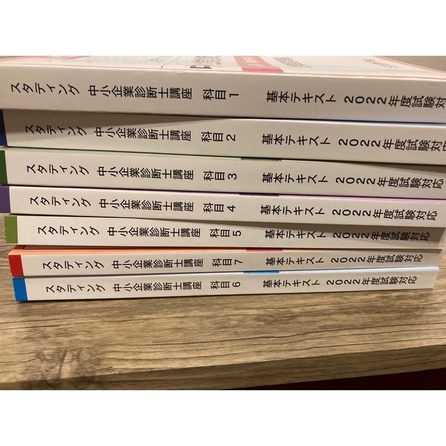 スタディング　22年　中小企業診断士　基本テキスト＋学習マップ　全7科目セット 3