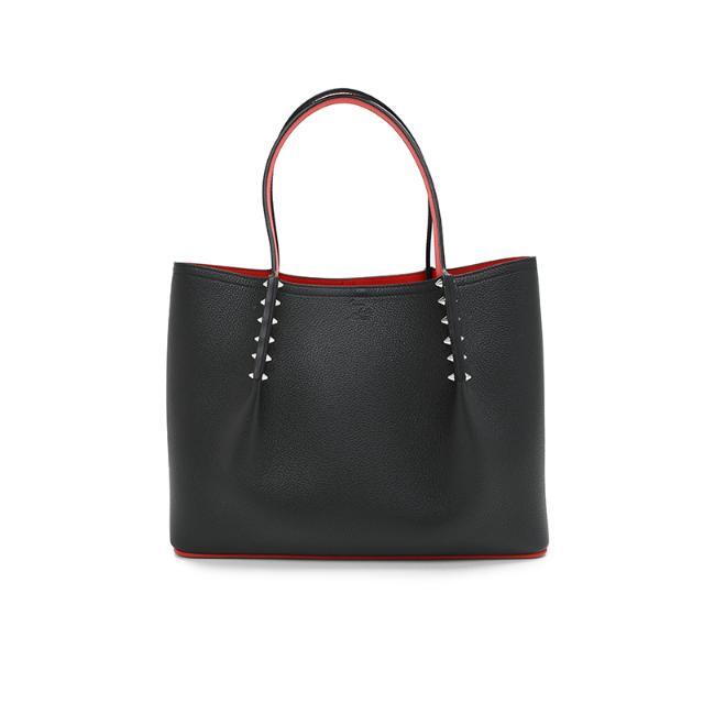 CHRISTIAN LOUBOUTIN クリスチャンルブタン CABAROCK SMALL ブラックトートバッグ イタリア正規品 新品 3205192 BK01