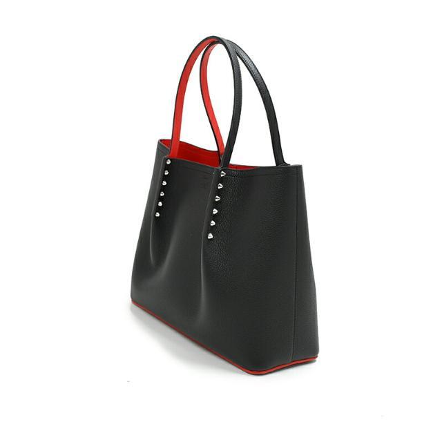 CHRISTIAN LOUBOUTIN クリスチャンルブタン CABAROCK SMALL ブラックトートバッグ イタリア正規品 新品 3205192 BK01