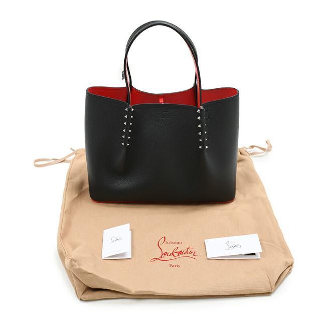 CHRISTIAN LOUBOUTIN クリスチャンルブタン CABAROCK SMALL ブラックトートバッグ イタリア正規品 新品 3205192 BK01