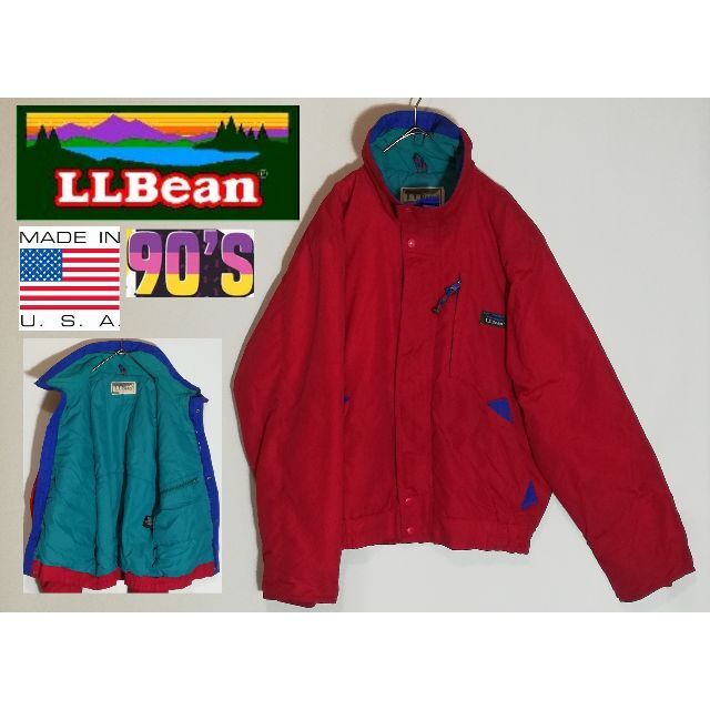 113 90'S  L.L.BEAN USA マウンテンパーカー シンサレート