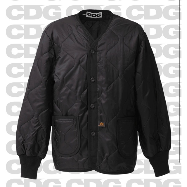 COMME des GARCONS(コムデギャルソン)のコムデギャルソン ALPHA LINER JACKET Lサイズ メンズのジャケット/アウター(ミリタリージャケット)の商品写真