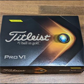 タイトリスト(Titleist)の新品　ゴルフボール タイトリスト PRO　V1　イエロー　1ダース(その他)