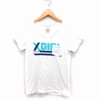 エックスガール(X-girl)のエックスガール x-girl プリントショートスリーブ Tシャツ カットソー (Tシャツ(半袖/袖なし))