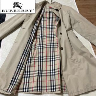 バーバリー(BURBERRY)のBURBERRY バーバリー　レディース　ステンカラーコート　9号(スプリングコート)