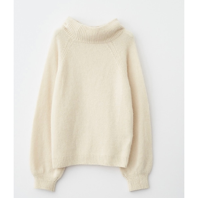 ラクーンハイネックパフニットプルオーバー 人気アイテム tienda