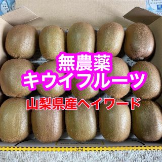 山梨県産　無農薬　キウイフルーツ　ヘイワード　15個入り　宅急便コンパクト　国産(フルーツ)