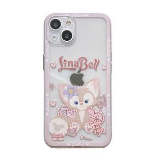 iPhone14pro用　ダッフィーフレンズ　リーナベル　カバー　ケース(iPhoneケース)