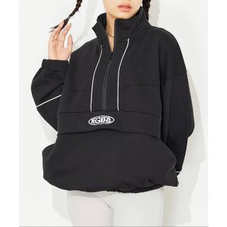 エックスガール(X-girl)の【新品】X-girl SWEAT ANORAK Mサイズ(トレーナー/スウェット)