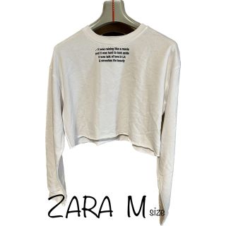 ザラ(ZARA)のZARA Mサイズ(Tシャツ(長袖/七分))