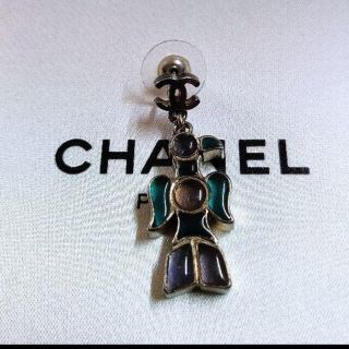 ⭐️専用です‼️chanel クローバーモチーフピアス片耳のみ  刻印あり⭐️