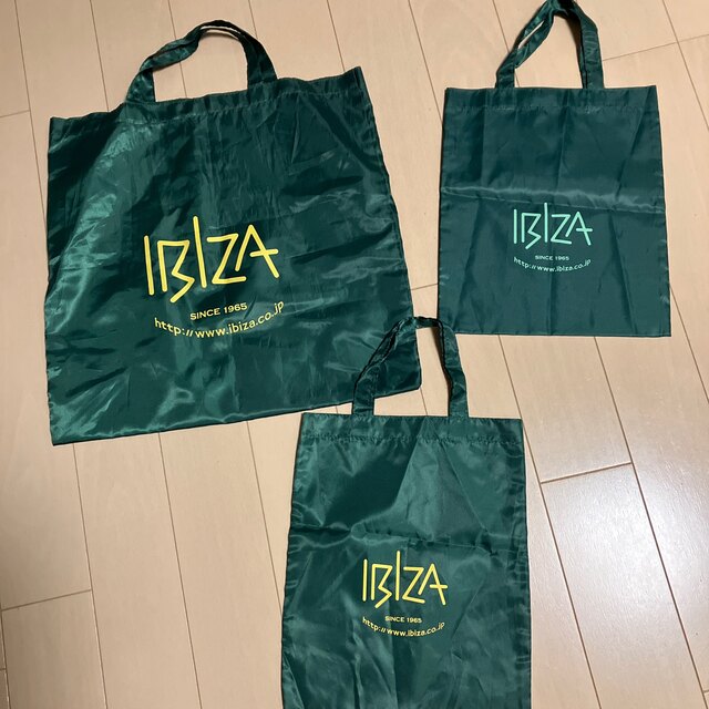 IBIZA(イビザ)のibiza ナイロンバッグ　緑 レディースのバッグ(エコバッグ)の商品写真