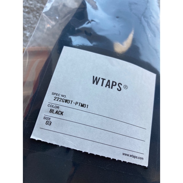 WTAPS 22AW SHINOBI  TROUSERS  BLACK Lサイズ