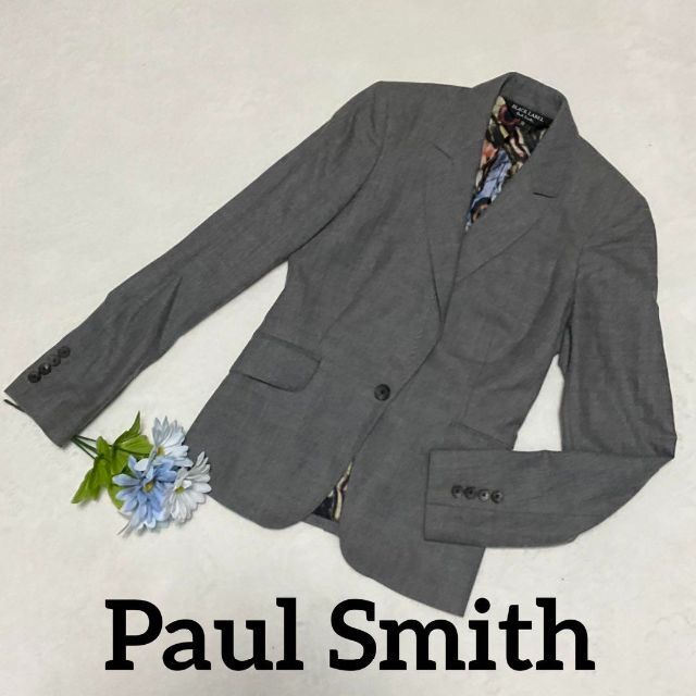 244【素敵なデザイン✨】Paul Smith レディース　ウールジャケット