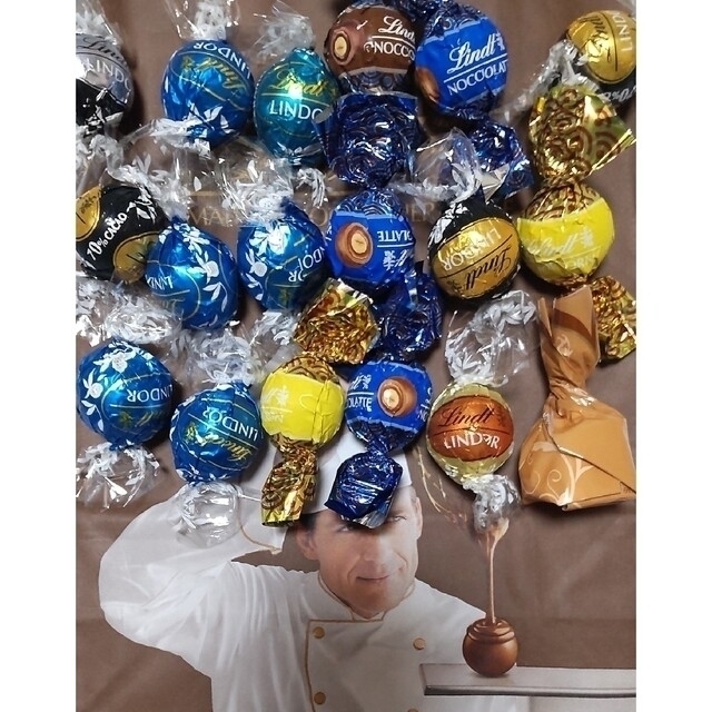 Lindt(リンツ)の【特価！】 リンツ  チョコ 18個  シーソルト味 検索) コストコ 食品/飲料/酒の食品(菓子/デザート)の商品写真