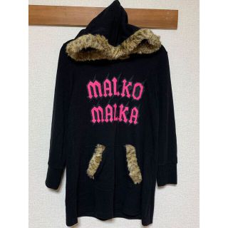 マルコマルカ MALKOMALKA パーカー 天使 エンジェル 黒 ハロウィン