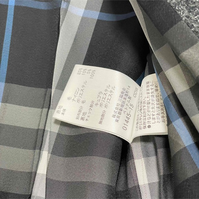 BURBERRY BLUE LABEL(バーバリーブルーレーベル)の美品　BURBERRY  バーバリーブルーレーベル ロングコート ノバチェック レディースのジャケット/アウター(ロングコート)の商品写真