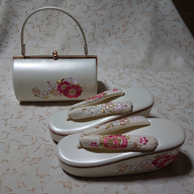 14800円 バッグセット 草履 振袖 和装草履 袴 (トラ様専用)#932 訪問着