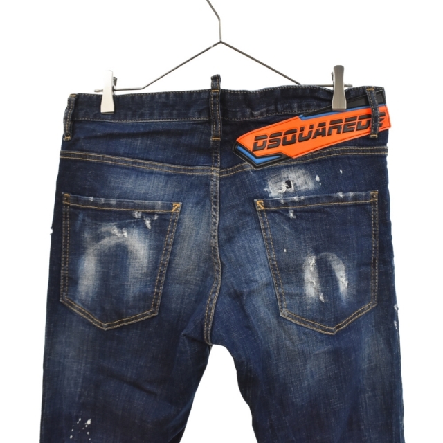 DSQUARED2(ディースクエアード)のDSQUARED2 ディースクエアード 19SS MEDIUM EASY WASH SKATER ミディアム イージー ウォッシュ スケーターデニムパンツ インディゴ S71LB0597 メンズのパンツ(デニム/ジーンズ)の商品写真